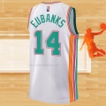 Camiseta San Antonio Spurs Drew Eubanks NO 14 Ciudad 2021-22 Blanco