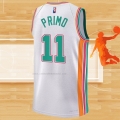 Camiseta San Antonio Spurs Joshua Primo NO 11 Ciudad 2021-22 Blanco