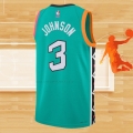Camiseta San Antonio Spurs Keldon Johnson NO 3 Ciudad 2022-23 Verde