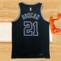 Camiseta San Antonio Spurs Tim Duncan NO 21 Statement 2022-23 Negro