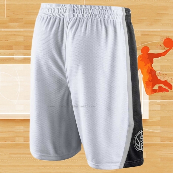 Pantalone San Antonio Spurs 2017-18 Blanco