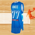 Camiseta Slovenia Luka Doncic NO 77 Tokyo 2021 Azul