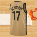 Camiseta Toronto Raptors Dennis Schroder NO 17 Ciudad 2023-24 Oro