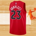 Camiseta Toronto Raptors Fred Vanvleet NO 23 Icon 2022-23 Rojo