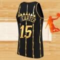 Camiseta Toronto Raptors Vince Carter NO 15 Mitchell & Ness 1998-99 Negro2