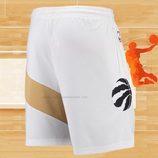 Pantalone Toronto Raptors Ciudad 2018 Blanco