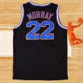 Camiseta Tune Squad Murray NO 22 Negro