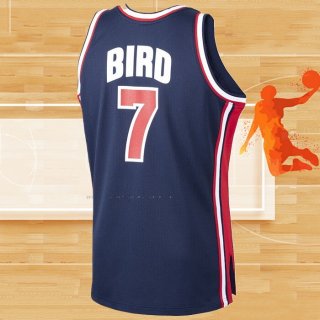 Camiseta USA 1992 Larry Bird NO 7 Azul