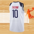 Camiseta USA Jayson Tatum 2019 FIBA Basketball World Cup Blanco