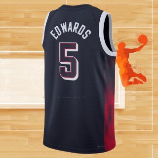 Camiseta USA 2024 Anthony Edwards NO 5 Azul