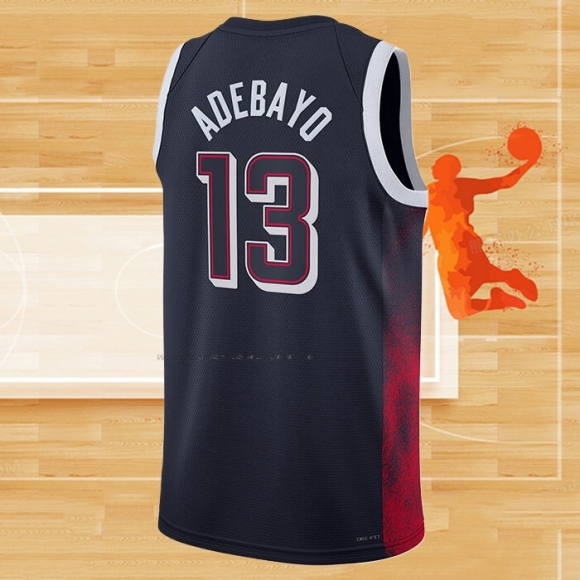 Camiseta USA 2024 Bam Adebayo NO 13 Azul