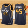 Camiseta Nino Utah Jazz Donovan Mitchell NO 45 Icon 2017-18 Azul