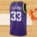 Camiseta Utah Jazz Johnny Juzang NO 33 Classic 2023-24 Violeta