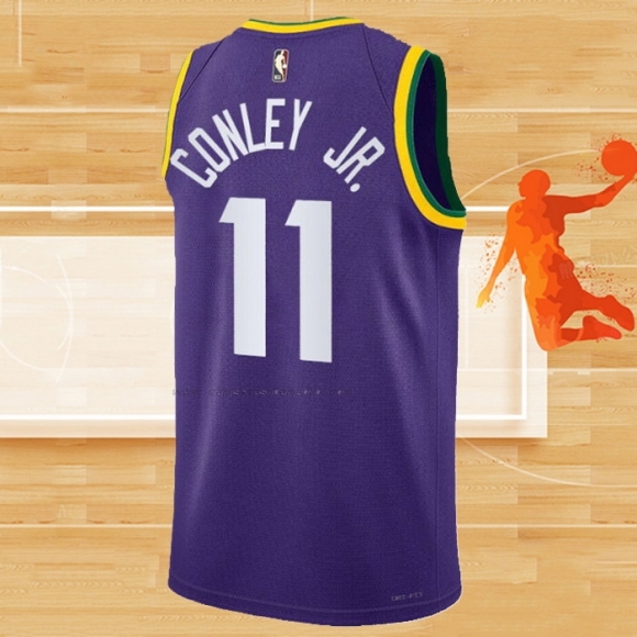 Camiseta Utah Jazz Kris Dunn NO 11 Classic 2023-24 Violeta