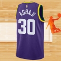 Camiseta Utah Jazz Ochai Agbaji NO 30 Classic 2023-24 Violeta