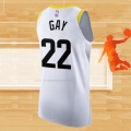 Camiseta Utah Jazz Rudy Gay NO 22 Association Autentico 2022-23 Blanco