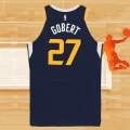 Camiseta Utah Jazz Rudy Gobert NO 27 Icon Autentico Azul