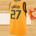 Camiseta Utah Jazz Rudy Gobert NO 27 Statement Amarillo