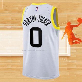 Camiseta Utah Jazz Talen Horton-Tucker NO 0 Association 2022-23 Blanco