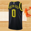 Camiseta Utah Jazz Talen Horton-Tucker NO 0 Statement 2022-23 Negro