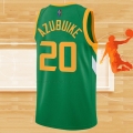 Camiseta Utah Jazz Udoka Azubuike NO 20 Earned 2020-21 Verde