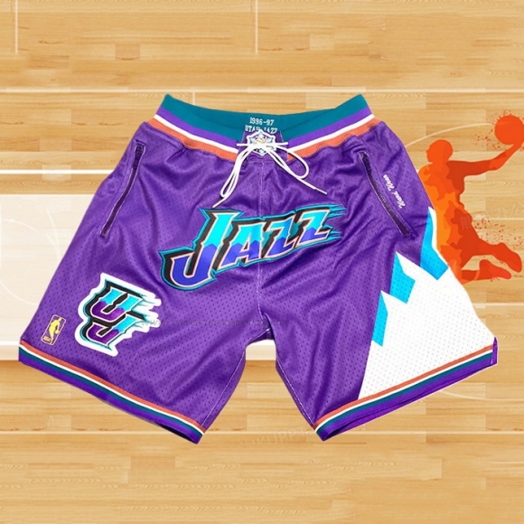 Pantalone Utah Jazz Mitchell & Ness 1996-97 Violeta