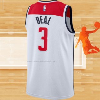 Camiseta Washington Wizards Bradley Beal NO 3 Association 2019-20 Blanco