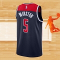 Camiseta Washington Wizards Cassius Winston NO 5 Association 2020-21 Azul