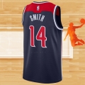 Camiseta Washington Wizards Ish Smith NO 14 Statement Azul