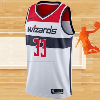 Camiseta Washington Wizards Kyle Kuzma NO 33 Association 2020-21 Blanco