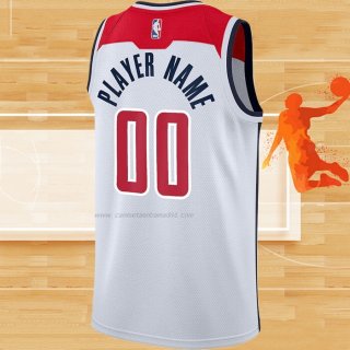 Camiseta Washington Wizards Personalizada Association 2020-21 Blanco